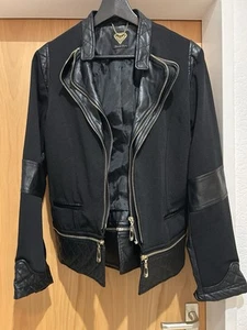 SARAH KERN - Biker Jacke - Damen - Schwarz Größe 40 - Lederimitat - Bild 1 von 11