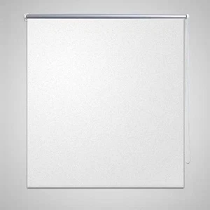 Roller Blind Window Shade with Pull Cord Roll up Blackout Blind White vidaXL - Picture 1 of 12