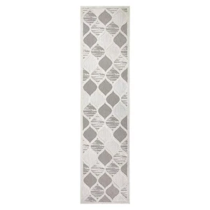 Pemberly Row Quatrefoil Indoor Outdoor Area Rug Runner 2'x8' - Picture 1 of 4