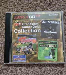 Commodore Amiga CD32 - Grandslam , Bump n Burn , Jet strike , Nick faldos Golf  - Picture 1 of 3