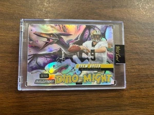 2024 Wild Card Dino-Might Drew Brees Pteradactyl Purple Parallel 3/15 - Bild 1 von 4