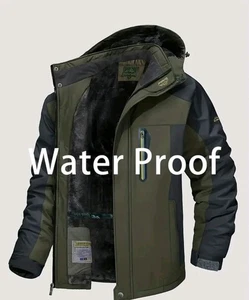Herren winter Kapuzenjacke fleecefutter neu - Bild 1 von 7