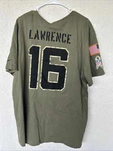 T-shirt Nike Salute To Service JACKSONVILLE JAGUARS Trevor Lawrence XXL nuova con etichette - Foto 1 di 3