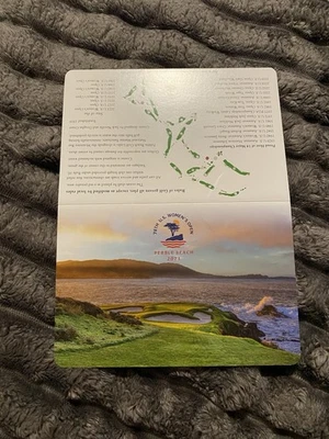 Tarjeta de puntuación Pebble Beach Golf Links 2023 US Women’s Open Host Foto 1 de 2