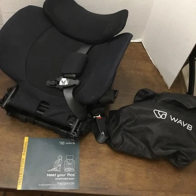 Asiento de coche y bolsa de viaje WAYB Pico para asiento de coche orientado hacia adelante de 22-50 libras negro Foto 1 de 4