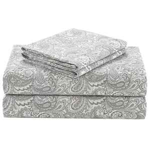 Set Lenzuola 100% Cotone Traspirante, Leggero, Morbido con Tasca Elastica 14" F... - Foto 1 di 9