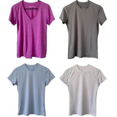 Short Sleeve Activewear Shirt Bundle NO BRAND and REEBOK Size Small Compression - Image 1 of 4