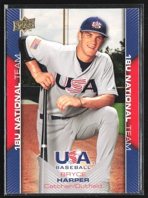 Bryce Harper 2009 Upper Deck EUA caixa de beisebol conjunto E #EUA-30 EUA - Imagem 1 de 3