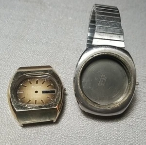 🌟VINTAGE LOT OF 2 BULOVA MEN'S WRISTWATCH CASES Bin 22 - Picture 1 of 5