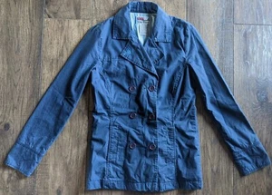 Chaqueta Blazer Roxy Para Mujer Mediana Ligera Algodón Sólido Azul Marino Talla S/P - Imagen 1 de 12