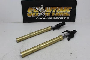 09-12 TRIUMPH STREET TRIPLE 675 FRONT FORKS SHOCK SUSPENSION SET PAIR - Foto 1 di 10