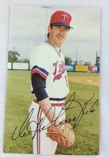 1984 Keith Comstock, Minnesota Twins Team Issue Postcard w/ facsimile autograph