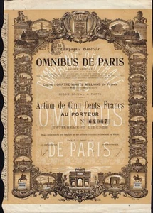 Omnibus de Paris 1912 Paris / Frankreich - *** TOP DEKO *** - Bild 1 von 1