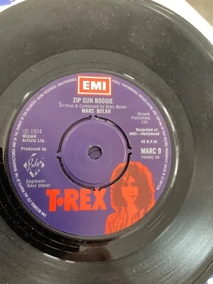Marc Bolan. T.Rex.   Zip gun Boogie.   . 7” Vinyl.  1974. EMI - Image 1 of 4
