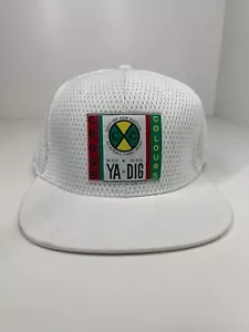Cross Colours Hip Hop Nation cap hat white mesh adjustable one size fit most - Picture 1 of 13