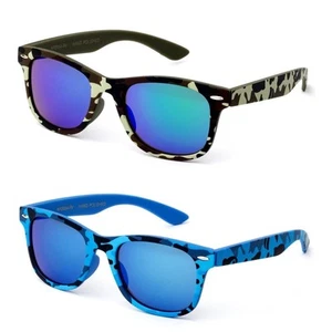 Toddler Boys Sunglasses Camouflage Sunglasses Blue Green Boys 2-6 Years Comfy - Picture 1 of 8