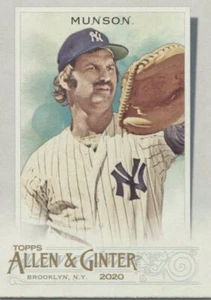 Allen & Ginter Thruman Munson SP 2020 base impresión corta - New Yorkyankees - # 302 - Imagen 1 de 1