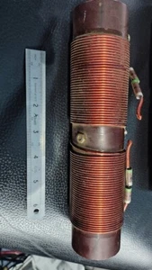 PAXOLIN Coil Former for HF Radio project-amplifier-ATU-loading coil, 2mm Cu wire - Zdjęcie 1 z 3
