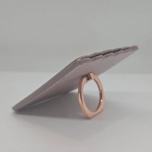 Pink Ultra-Slim Self Adhesive Card Pocket Ring with Kickstand for any Smartphone - Photo 1 sur 4