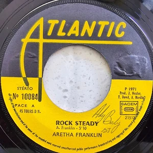 Aretha Franklin ** Rock Steady / Oh Me Oh My (I'm A Fool) - 1971 US Import 7" - Picture 1 of 4