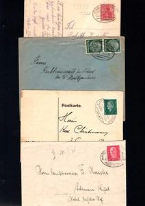 Dt. Reich - Cuatro recibos de correo ferroviario lote 1 (JK-30) - Imagen 1 de 1