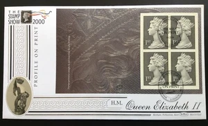 GB Benham 1999 Profile on Print Booklet Pane on First Day Cover, Millbank S/H/S - Picture 1 of 3