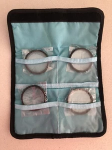 XCSource Lens Case with 4x 52mm Lenses (Close Up +1, +2, +4, +10) - Picture 1 of 4