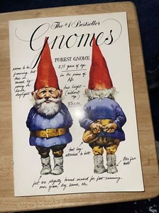 GNOMES by Wil Huygen & Rien Poortvliet 1979 Vintage Illustrated Folklore - Foto 1 di 6