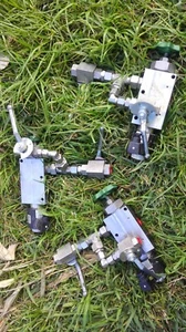 3x FOGTEC 70720 Solenoid G 1/2" pressure 1-150 bar 24V stainless. Broken handle - Imagen 1 de 9