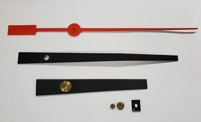 Simplex Electric Wall Clock Hands Black and Red  for 13" Clock Synchron - Image 1 of 4