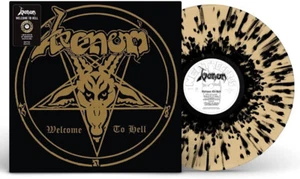 Venom - Welcome To Hell - Gold mit Black Splatter LP Vinyl Schallplatte - NEU versiegelt - Bild 1 von 1