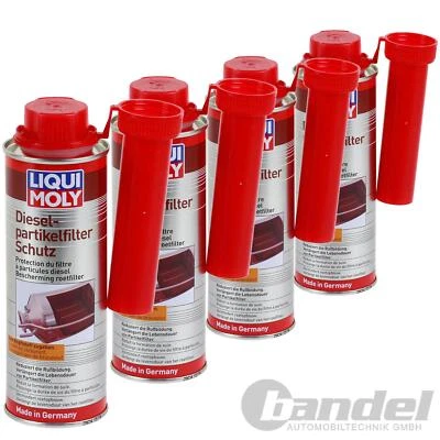 4x 250ML LIQUI MOLY DIESEL FILTRO DE PARTÍCULAS LIMPIADOR DPF PROTECCIÓN ADITIVO