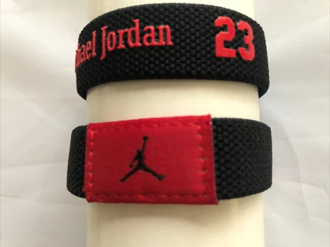 Sports NBA Basketball elastic stretch polyester spandex wristband MICHEAL JORDAN Cover