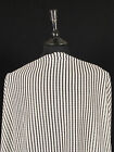 1.5M Stretch Black White Stripe Pattern Lurex Knit Jersey Dressmaking Fabric