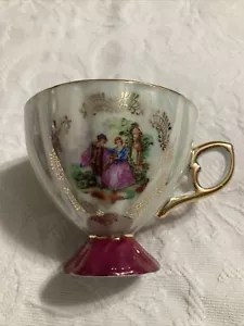 VINTAGE Lustreware handbemalte Porzellan Yusui 24k Gold vergoldet Teetasse - Bild 1 von 4