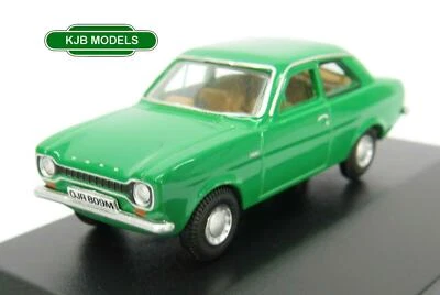 BNIB OO GAUGE OXFORD DIECAST 1:76 76FE001 Ford Escort Mk1 Modena Green Car - Image 1 of 2