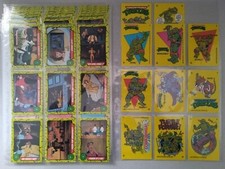 Topps teenage mutant hero turtles 1990 cards  complete set + 1989 ninja stickers