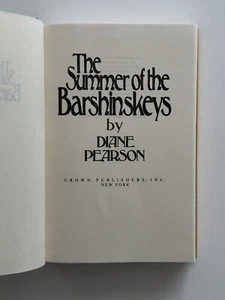 Der Sommer der Barshinskeys - von Diane Pearson - Hardcover Buch - Bild 1 von 10