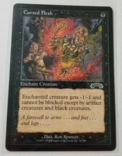 X1 Cursed Flesh MTG Exodus Magic Free Shipping