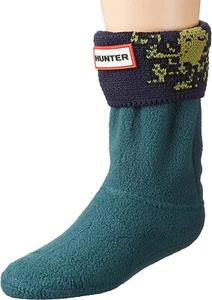 Big Kids Hunter Original Boot Ocean Octopus Cuff Socks Winter Size X-Large (4-6) - Picture 1 of 3
