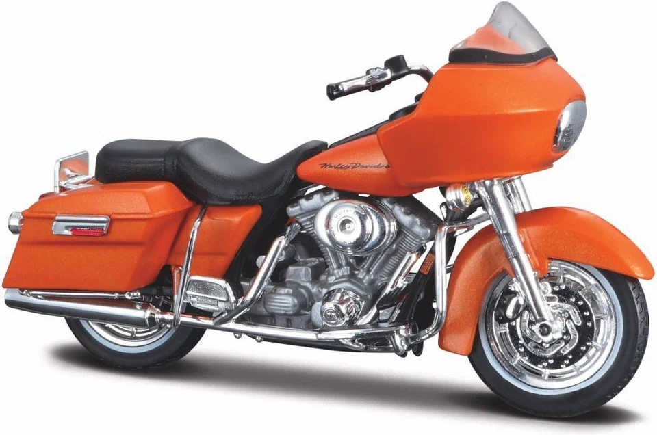 Maisto H-D Fltr Road Glide 2002 ORANGE Orange (38) 1:18 Scale - Image 1 of 1