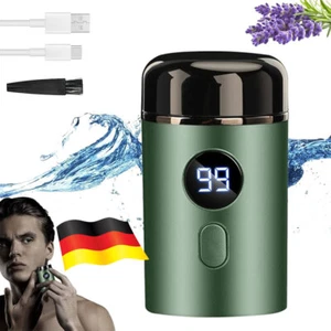 Mini Rasierer Herren Elektrisch Reiserasierer Rasierapparat Nass und Trocken DE - Bild 1 von 17