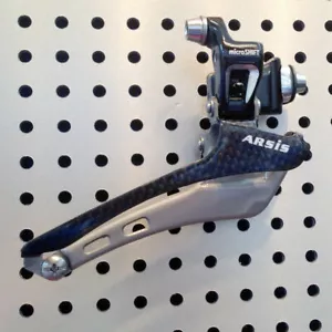 DERAGLIATORE MICROSHIFT ARSIS CARBON FD-R88C COMPATIBILE SHIMANO SRAM CAMPAGNOLO - Foto 1 di 1