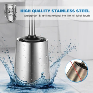 Ventilated Clean Brush Holder Bowl Toilet Brush Holder Bathroom - Picture 1 of 8