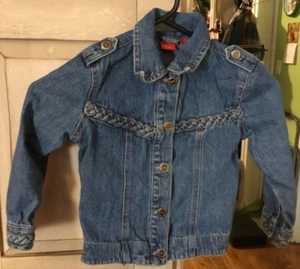 Girls MOSSIMO Jean Jacket Size XS 4-5 - Picture 1 of 4
