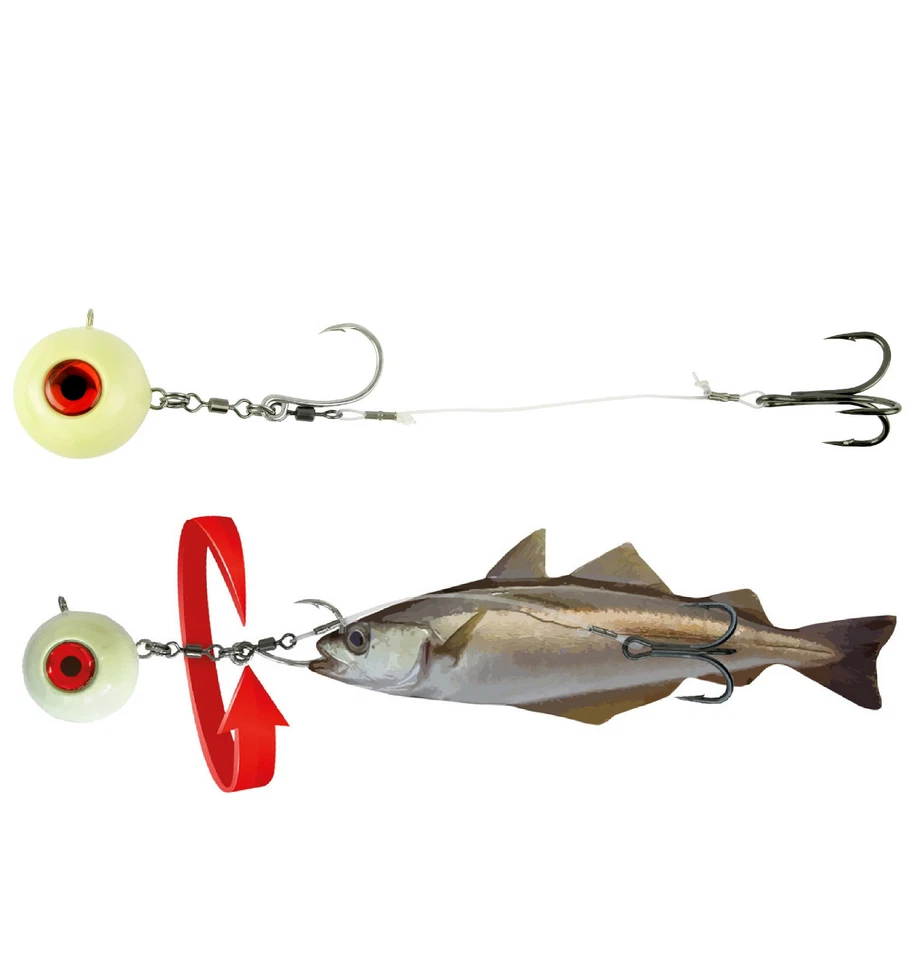 Spro Salty Beast Halibut 360° Rig Köderfischsystem Norwegen Heilbutt Dorsch - Bild 1 von 4