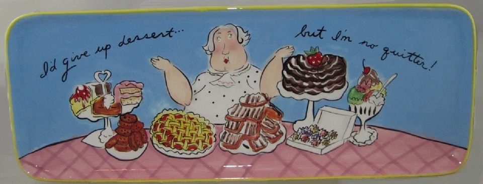 Plato de pastelería de postre Mud Pie Just - 7241 Foto 1 de 1