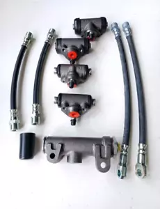 Kit freni Fiat 600 D pompa freno, tubi flessibili freni, cilindretti Ant e post - Imagen 1 de 3