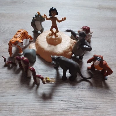 Rare Lot 8 Figurines DISNEY BULLY et Bullyland- LE LIVRE DE LA JUNGLE - Photo 1/4