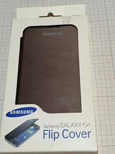 Original Original Original Samsung Galaxy S4 Flip Cover Braun EF-FI950BAEGWW Neu - Bild 1 von 4